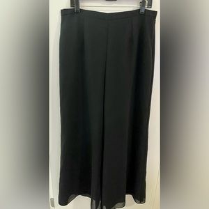 R & M RICHARDS WIDE LEG SHEER COVERED PANTS SIZE 14